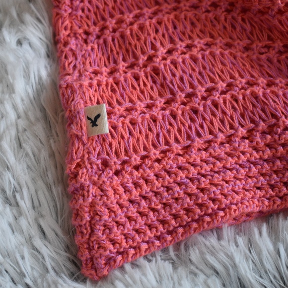 AmericanEagleOutfitters Open Knit CrossBack Tank S - Picture 3 of 8